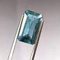 3.90 Carat 8X14X4.5 (WXLXD) Natural Emerald Shaped Santa Maria Aquamarine