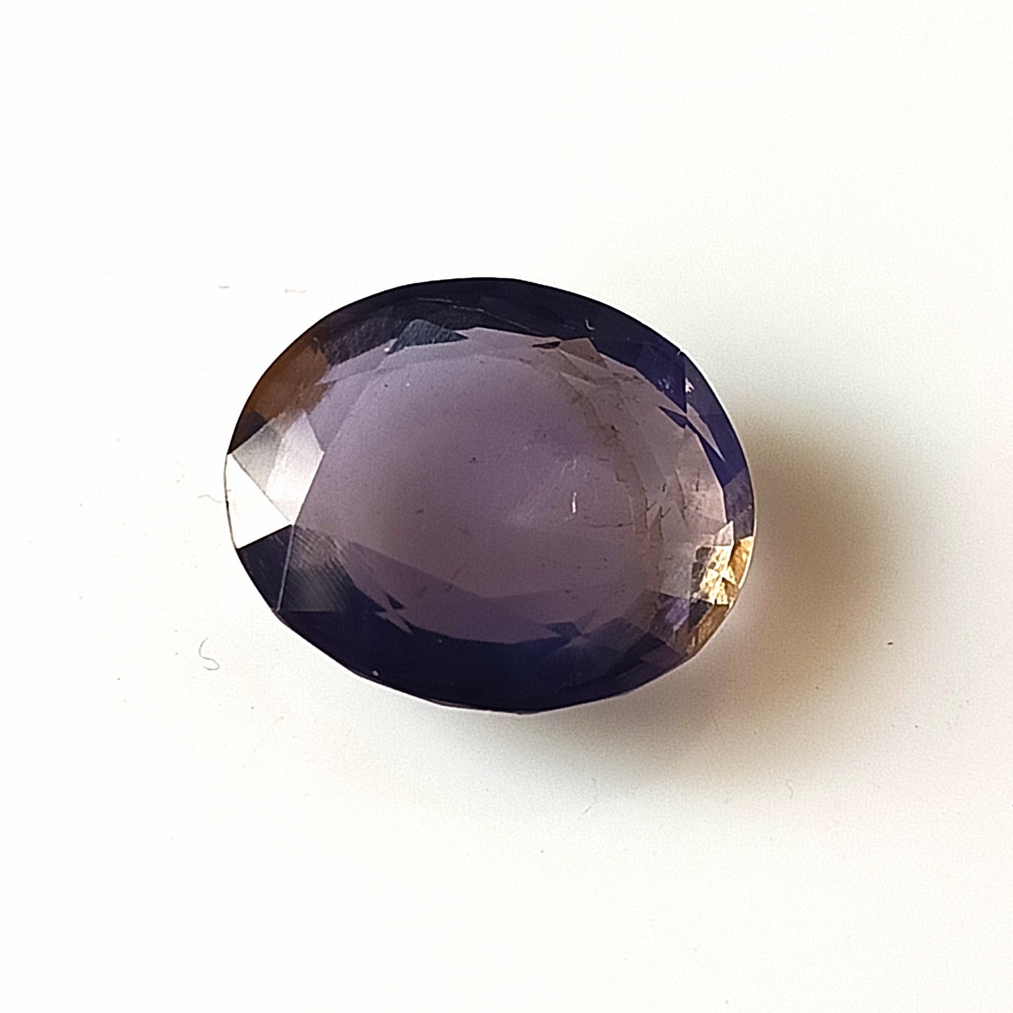 6.55 CARAT 11.2X13.6X5.7 (WXLXD) NATURAL OVAL CUT IOLITE