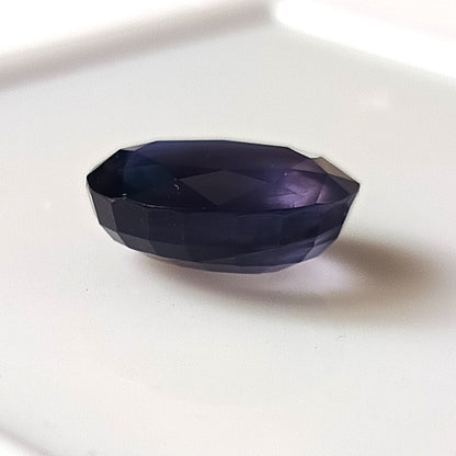 6.55 CARAT 11.2X13.6X5.7 (WXLXD) NATURAL OVAL CUT IOLITE