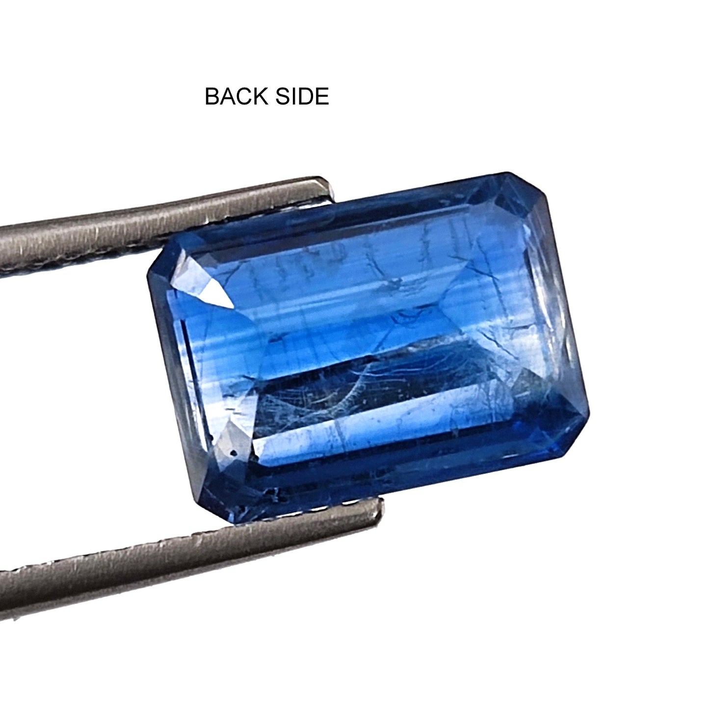 3.85 CARAT 7.8X10.4X4.5 (WXLXD) NATURAL EMERALD CUT  KYNITE  GEMSTONE