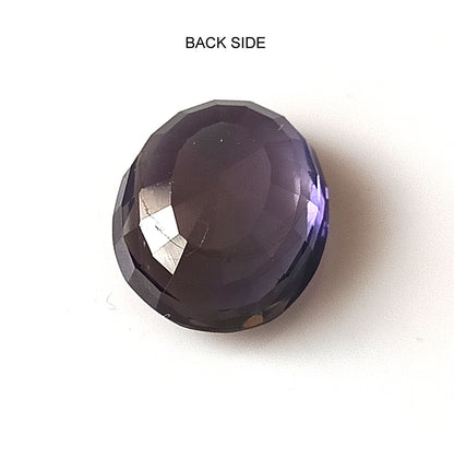 6.55 CARAT 11.2X13.6X5.7 (WXLXD) NATURAL OVAL CUT IOLITE