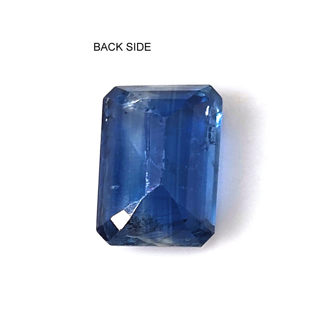 3.85 CARAT 7.8X10.4X4.5 (WXLXD) NATURAL EMERALD CUT  KYNITE  GEMSTONE