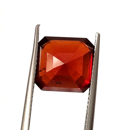 6.80 Carat 10x10.7x7.1(WXLXB) Cushion cut Natural Hessonite Garnet