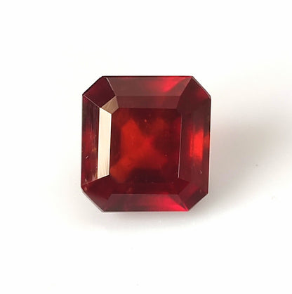6.80 Carat 10x10.7x7.1(WXLXB) Cushion cut Natural Hessonite Garnet