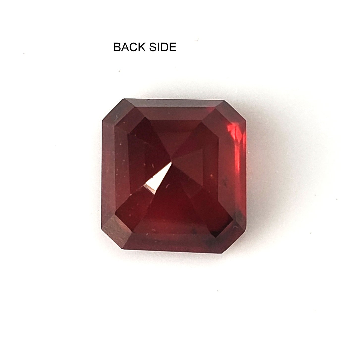 6.80 Carat 10x10.7x7.1(WXLXB) Cushion cut Natural Hessonite Garnet