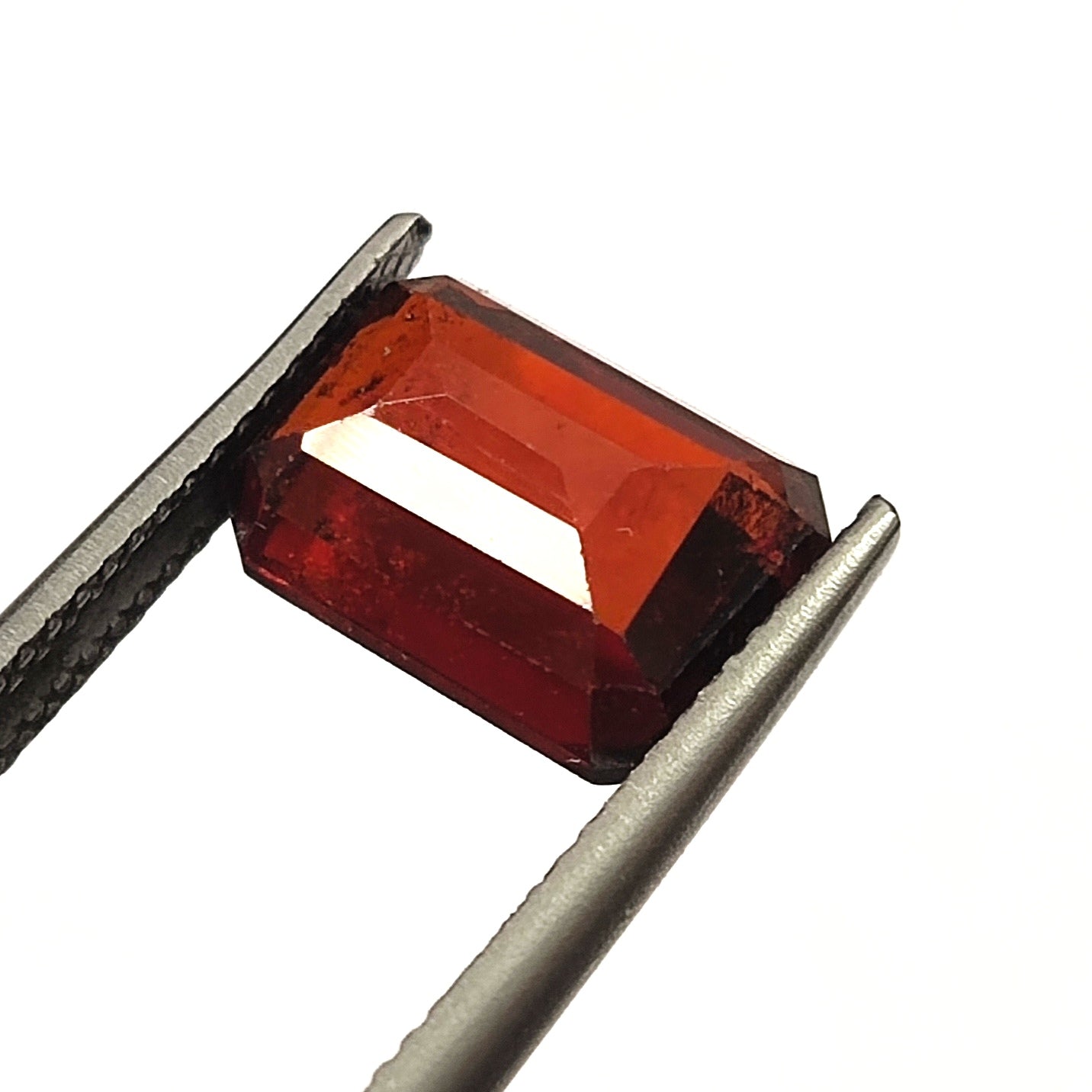 4.65 CARAT 7.5X10.8X4.9 (WXLXB) Emerald  cut Natural Hessonite Garnet