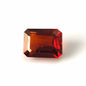 3.80 Carat 7.1X9.5X5.2 (WXLXB) Emerald cut Natural Hessonite Garnet