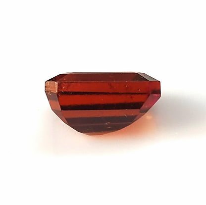 3.80 Carat 7.1X9.5X5.2 (WXLXB) Emerald cut Natural Hessonite Garnet