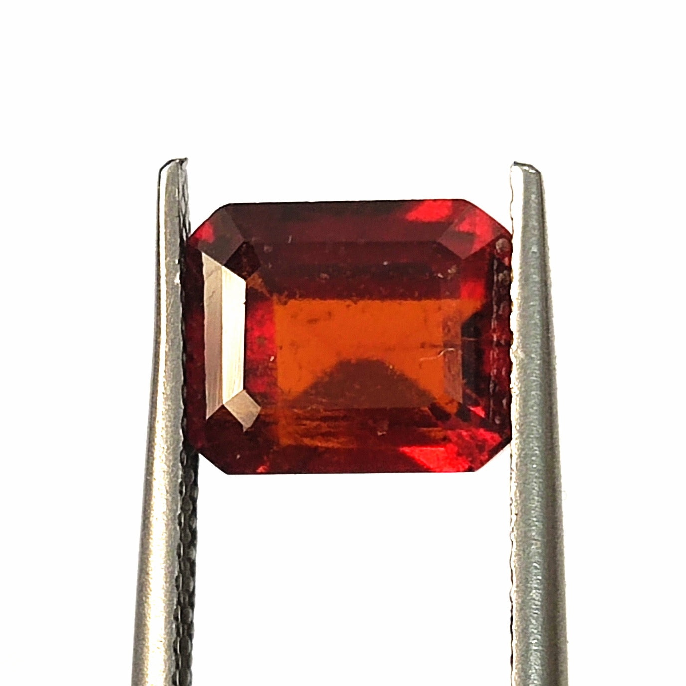 3.30 Carat 6.9X8.3X5.2 (WXLXB) Emerald cut Natural Hessonite Garnet