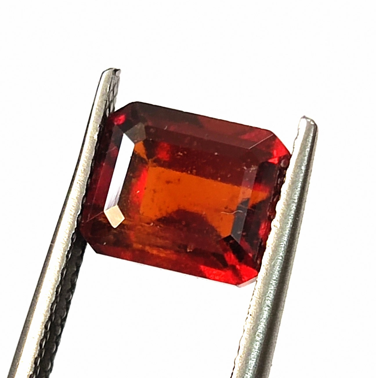 3.30 Carat 6.9X8.3X5.2 (WXLXB) Emerald cut Natural Hessonite Garnet