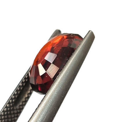 5.0 Carat 8.9X11.3X5 (WXLXB) Oval cut Natural Hessonite Garnet