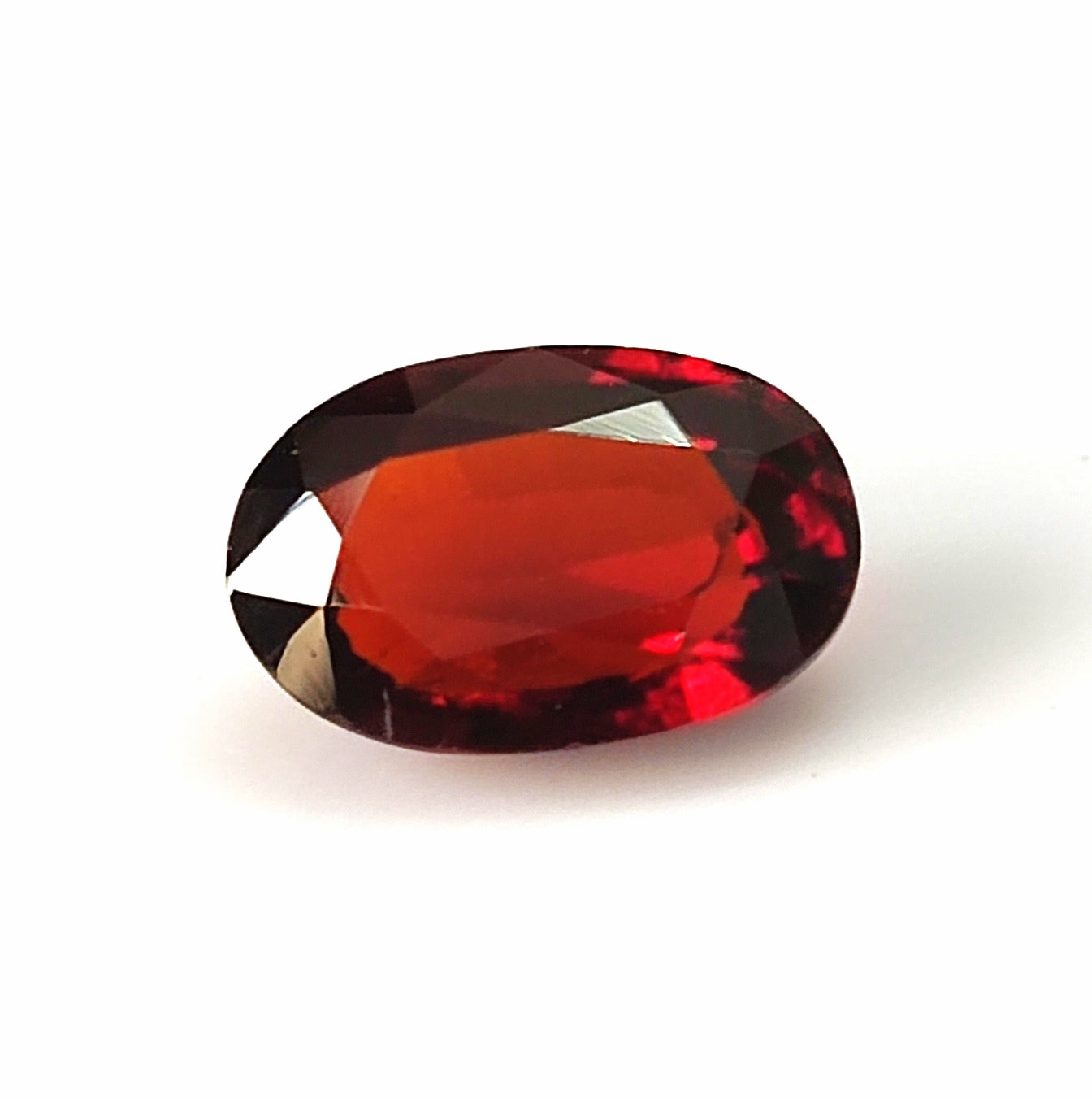 5.65 Carat 8.7X13.2X5.3 (WXLXB) Oval cut Natural Hessonite Garnet