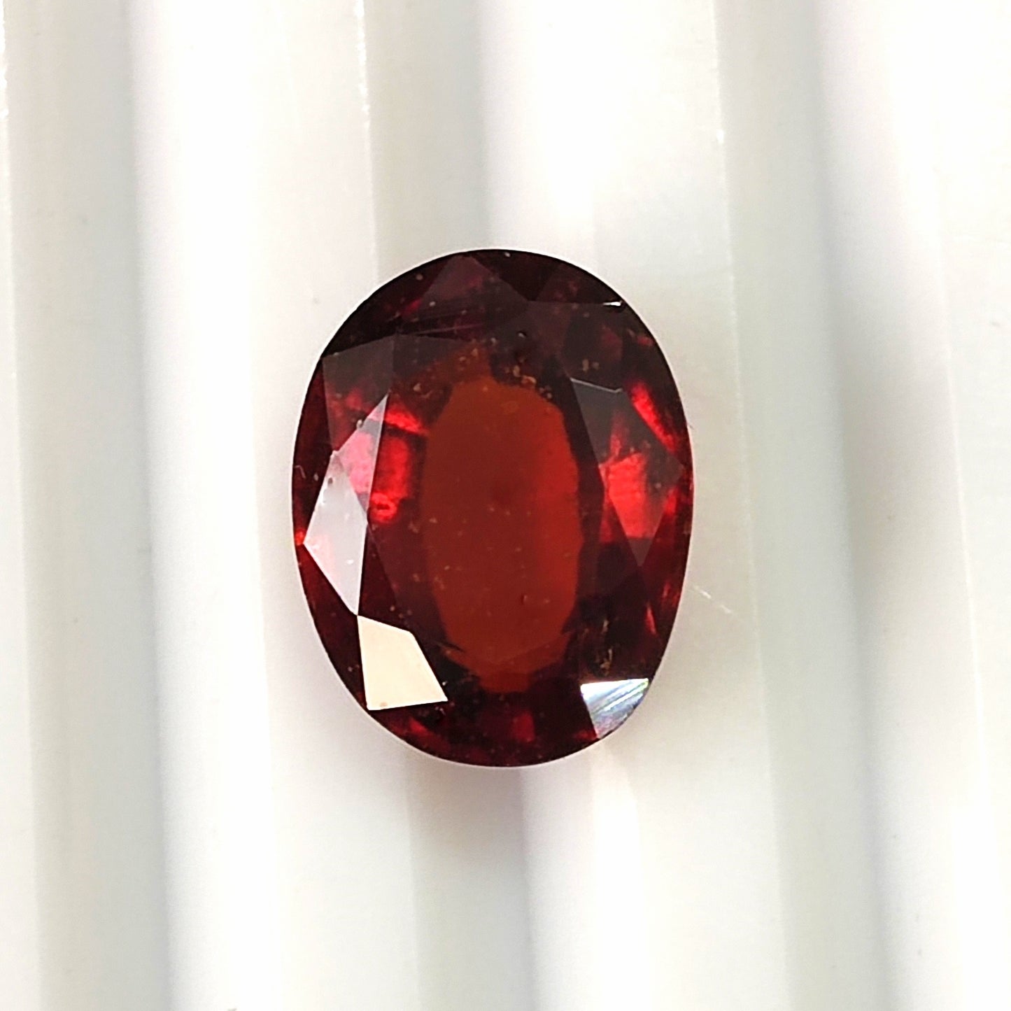 4.20 Carat 8.6X11X5 (WXLXB) Oval cut Natural Hessonite Garnet