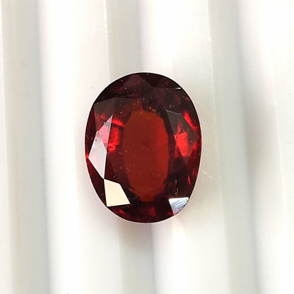4.20 Carat 8.6X11X5 (WXLXB) Oval cut Natural Hessonite Garnet