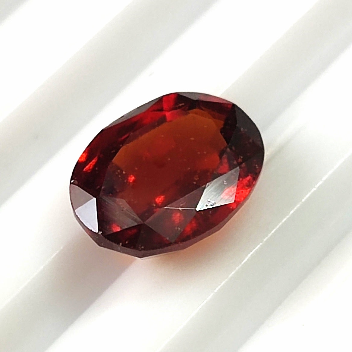4.20 Carat 8.6X11X5 (WXLXB) Oval cut Natural Hessonite Garnet