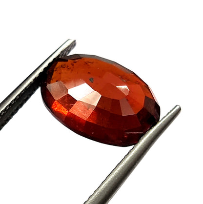 6.0 Carat 9X13X5.3 (WXLXB) Oval cut Natural Hessonite Garnet