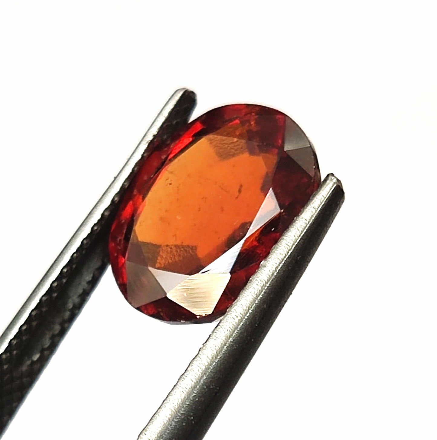 4.85 Carat 9.4X10.9X5.5 (WXLXB) Oval cut Natural Hessonite Garnet