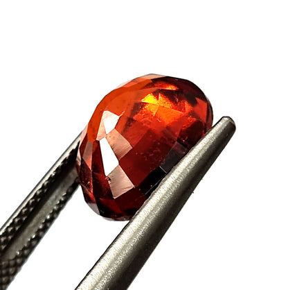 4.85 Carat 9.4X10.9X5.5 (WXLXB) Oval cut Natural Hessonite Garnet