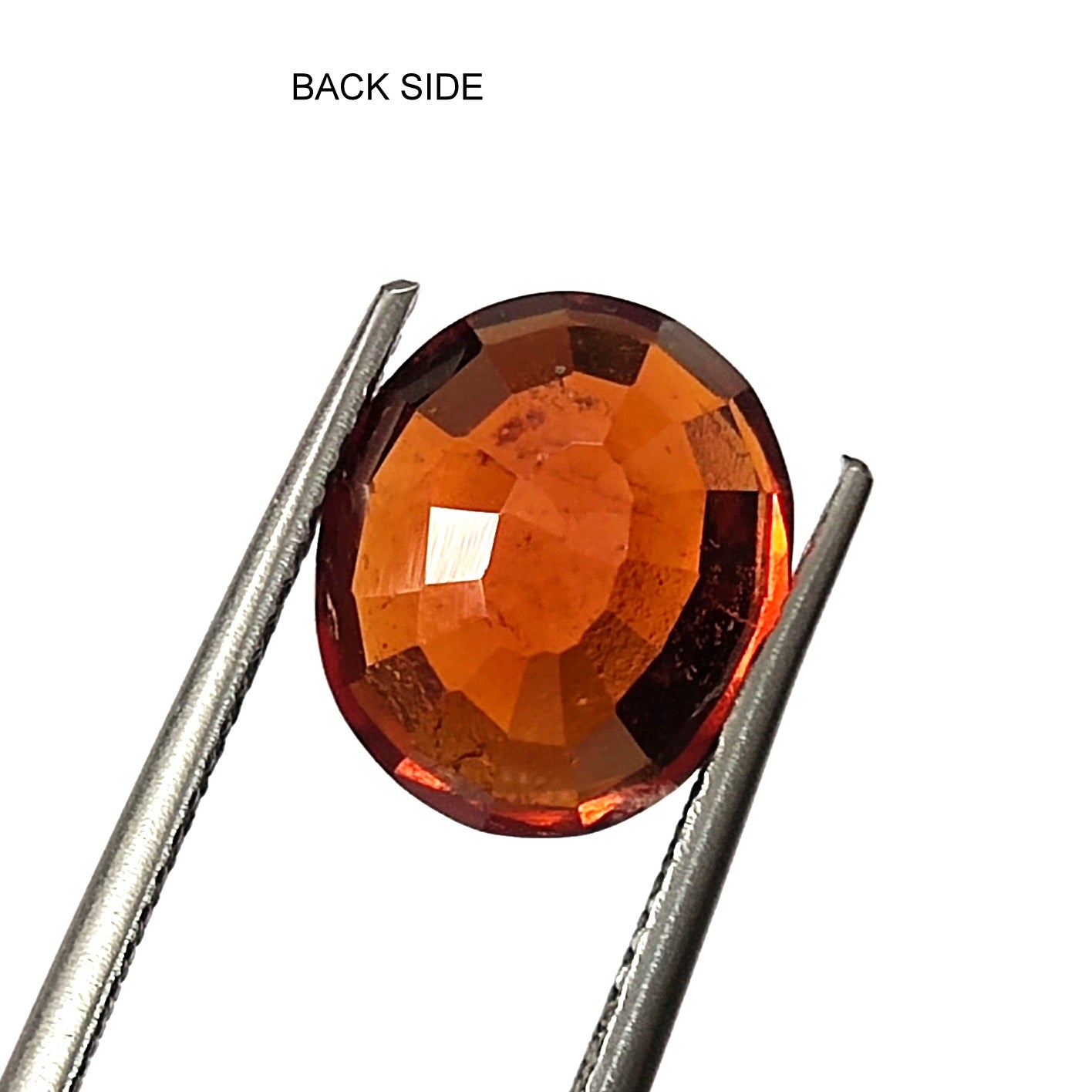 4.85 Carat 9.4X10.9X5.5 (WXLXB) Oval cut Natural Hessonite Garnet