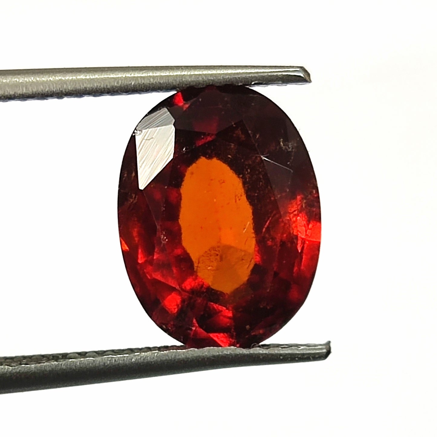 4.10 Carat 8.8X11.6X4.6 (WXLXB) Oval cut Natural Hessonite Garnet
