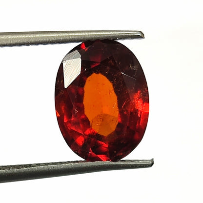 4.10 Carat 8.8X11.6X4.6 (WXLXB) Oval cut Natural Hessonite Garnet