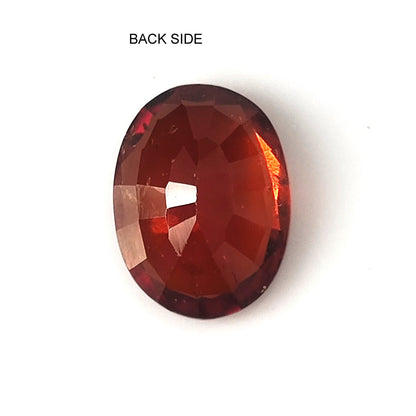 4.10 Carat 8.8X11.6X4.6 (WXLXB) Oval cut Natural Hessonite Garnet
