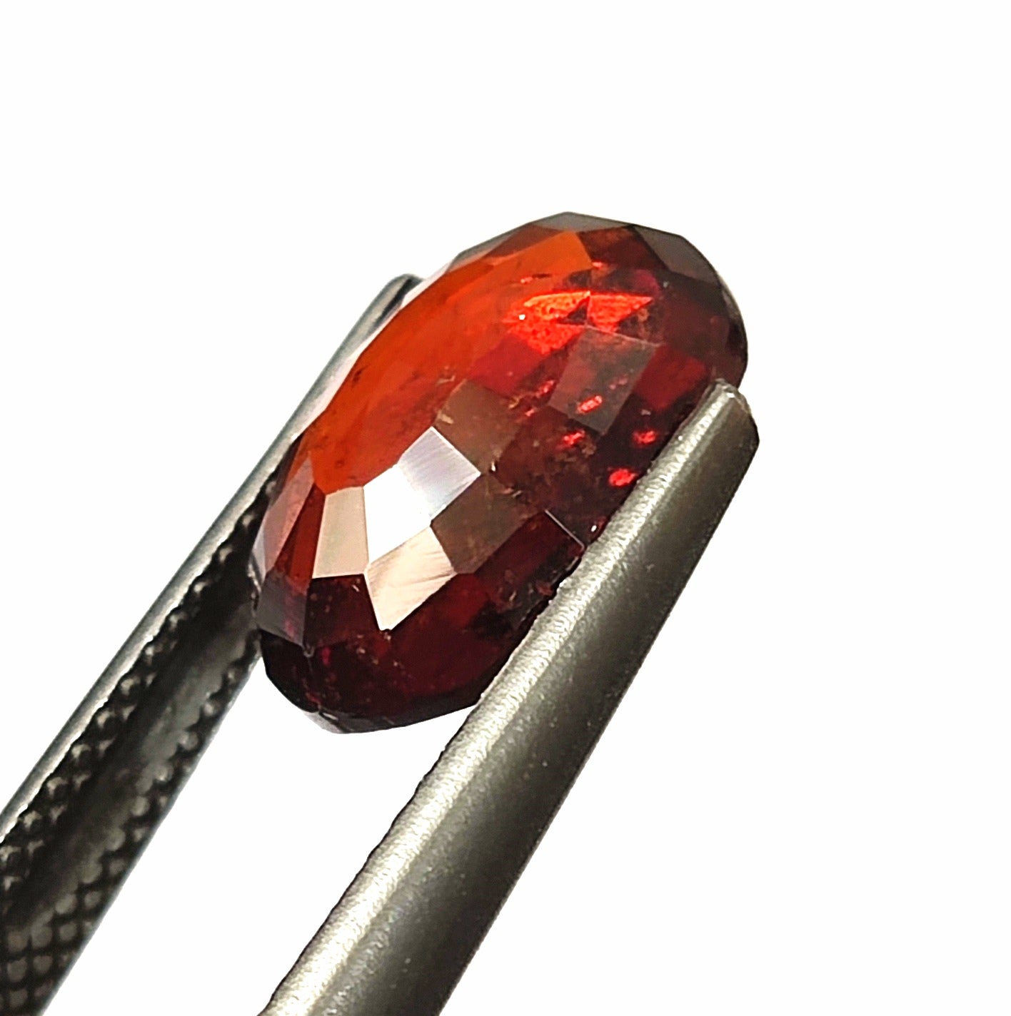 4.90 Carat 9X11.6X4.7 (WXLXB) Oval cut Natural Hessonite Garnet
