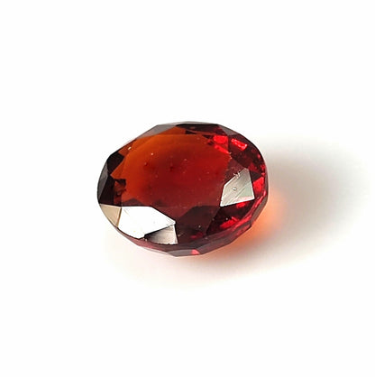 4.75 CARAT 9X11X4.4 (WXLXB) NATURAL OVAL CUT HESSONITE GARNET