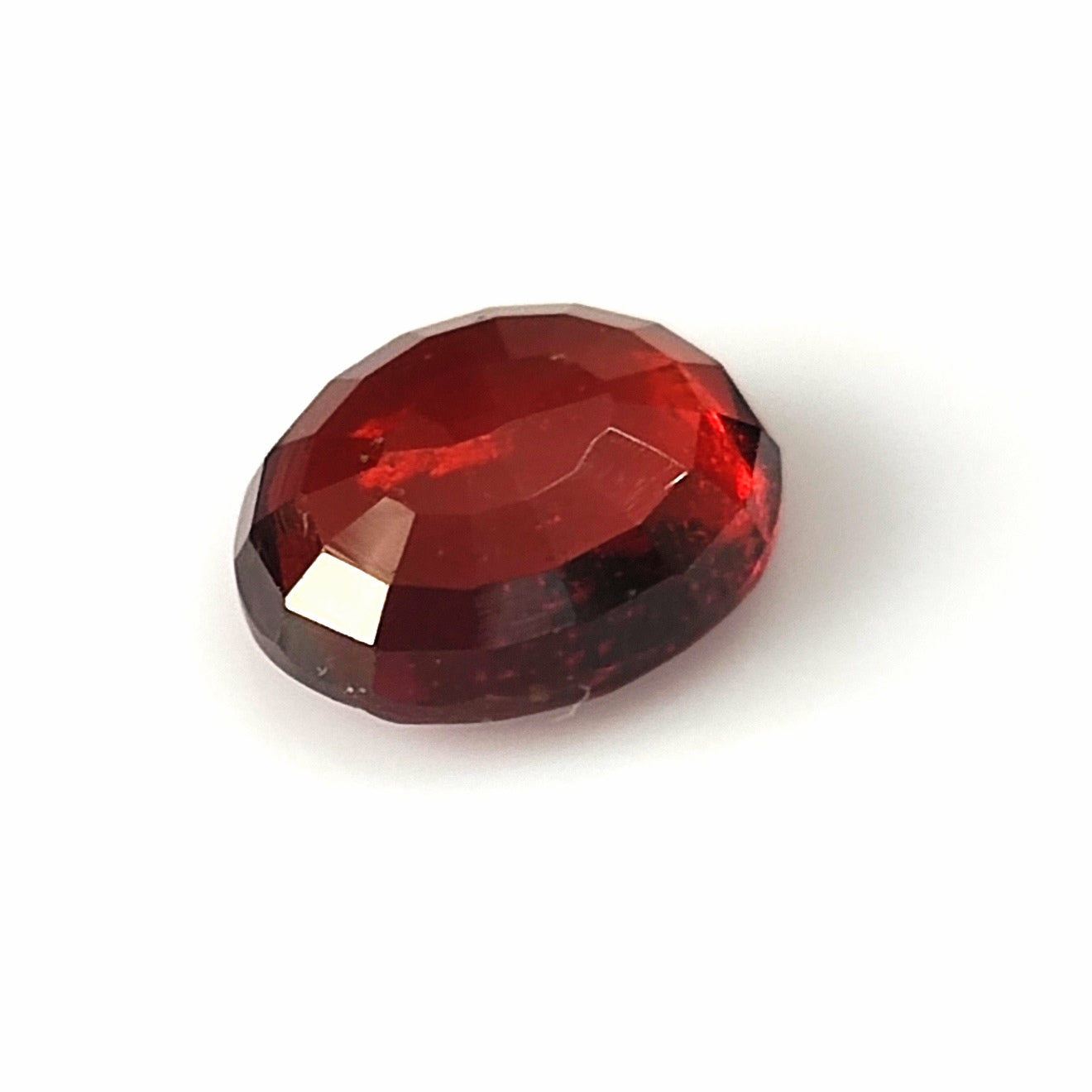 4.75 CARAT 9X11X4.4 (WXLXB) NATURAL OVAL CUT HESSONITE GARNET