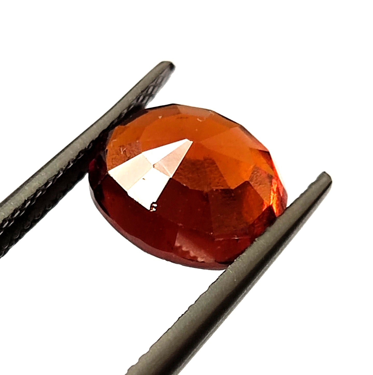 4.35 CARAT 8X10X5.8 (WXLXB) NATURAL OVAL CUT HESSONITE GARNET