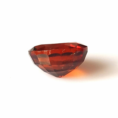 4.35 CARAT 8X10X5.8 (WXLXB) NATURAL OVAL CUT HESSONITE GARNET