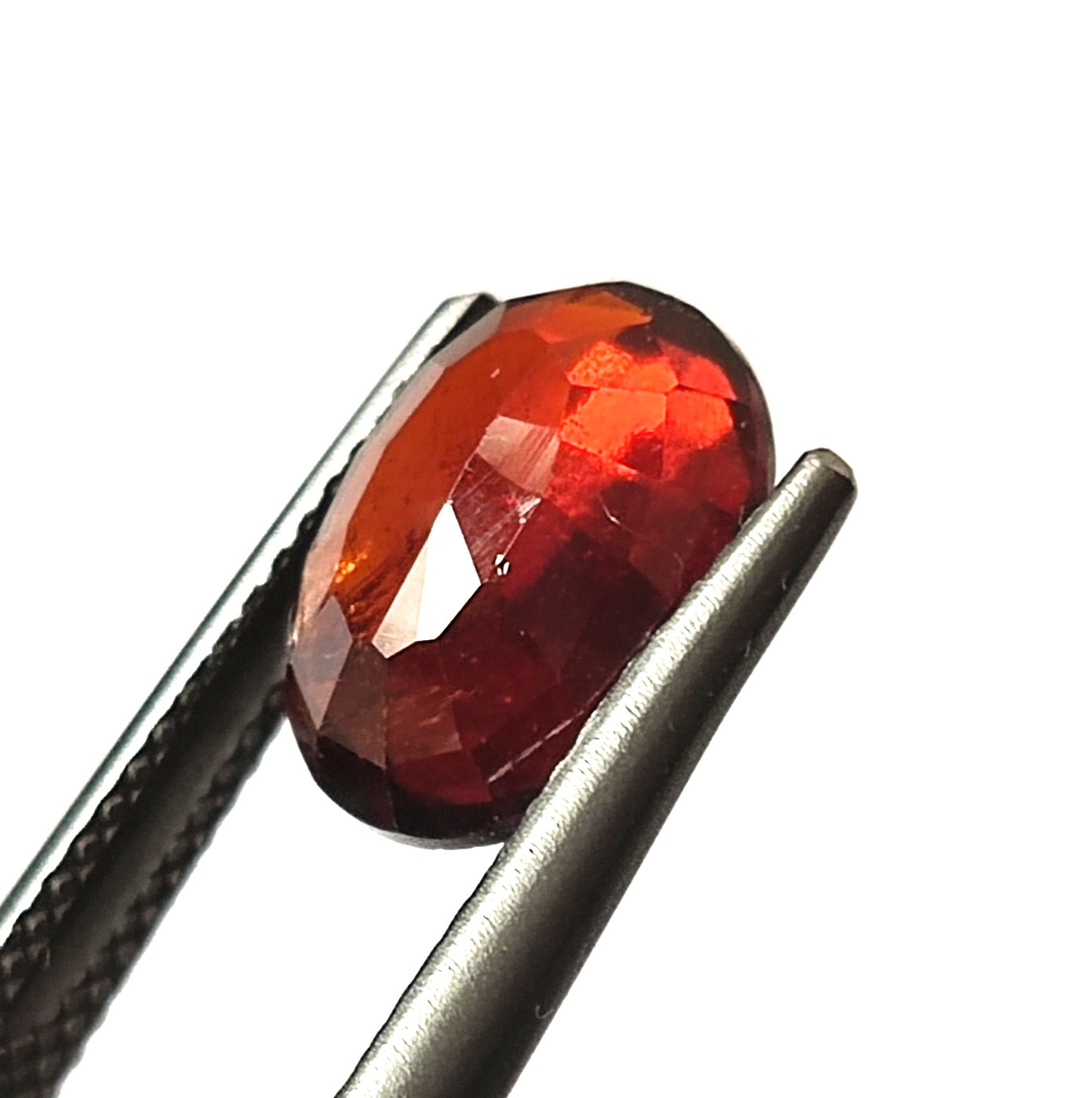 3.30 CARAT 8X10.5X4.7 (WXLXB) NATURAL OVAL CUT HESSONITE GARNET