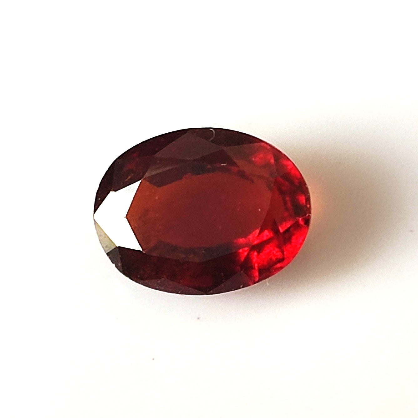 3.30 CARAT 8X10.5X4.7 (WXLXB) NATURAL OVAL CUT HESSONITE GARNET
