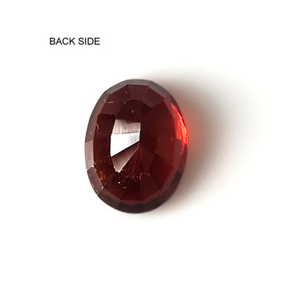 3.30 CARAT 8X10.5X4.7 (WXLXB) NATURAL OVAL CUT HESSONITE GARNET