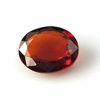 3.40 CARAT 8.6X10.7X4 (WXLXB) NATURAL OVAL CUT HESSONITE GARNET