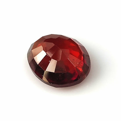 3.40 CARAT 8.6X10.7X4 (WXLXB) NATURAL OVAL CUT HESSONITE GARNET