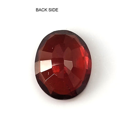 3.40 CARAT 8.6X10.7X4 (WXLXB) NATURAL OVAL CUT HESSONITE GARNET