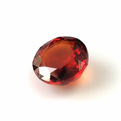3.0 Carat 8.6X8.6X4.3 (WXLXB) Round cut Natural Hessonite Garnet