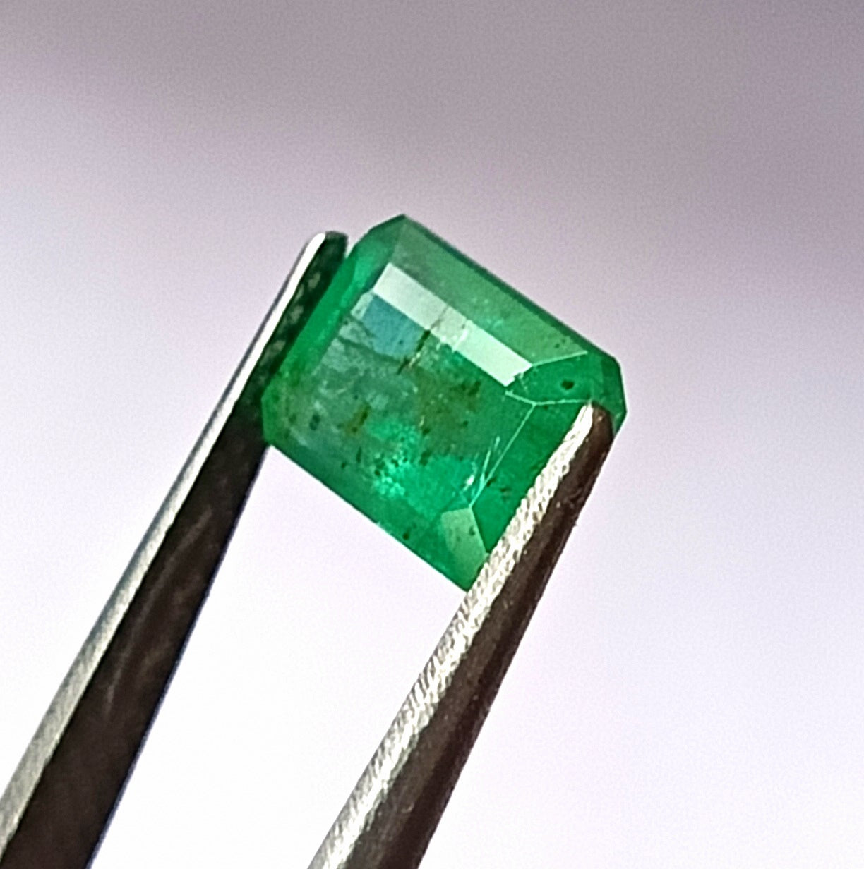 2.15 Carat 5.9X8.6X5.5 (WXLXD) Natural Zambian Emerald Cut Emerald
