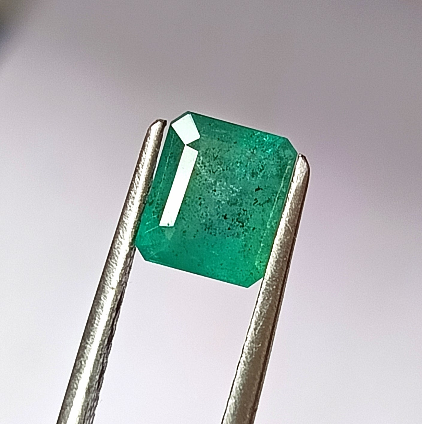 1.75 Carat 6X7X5 (WXLXD) Natural Zambian Cushion Cut Emerald