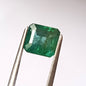 1.50 Carat 6.4X7X4 (WXLXD) Natural Zambian Cushion Cut Emerald