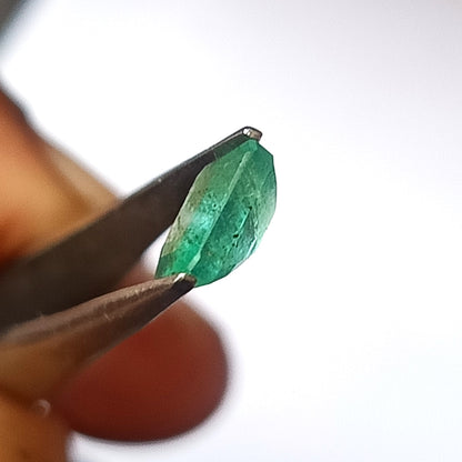 1.70 Carat 6.5X7.5X4 (WXLXD) Natural Zambian Cushion Cut Emerald