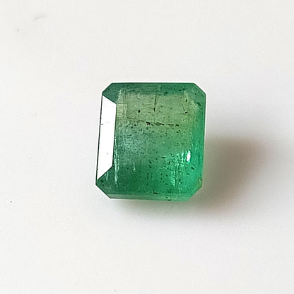 1.70 Carat 6.5X7.5X4 (WXLXD) Natural Zambian Cushion Cut Emerald