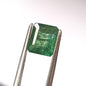 1.65 Carat 6X7X4.3 (WXLXD) Natural Zambian Emerald Cut Emerald