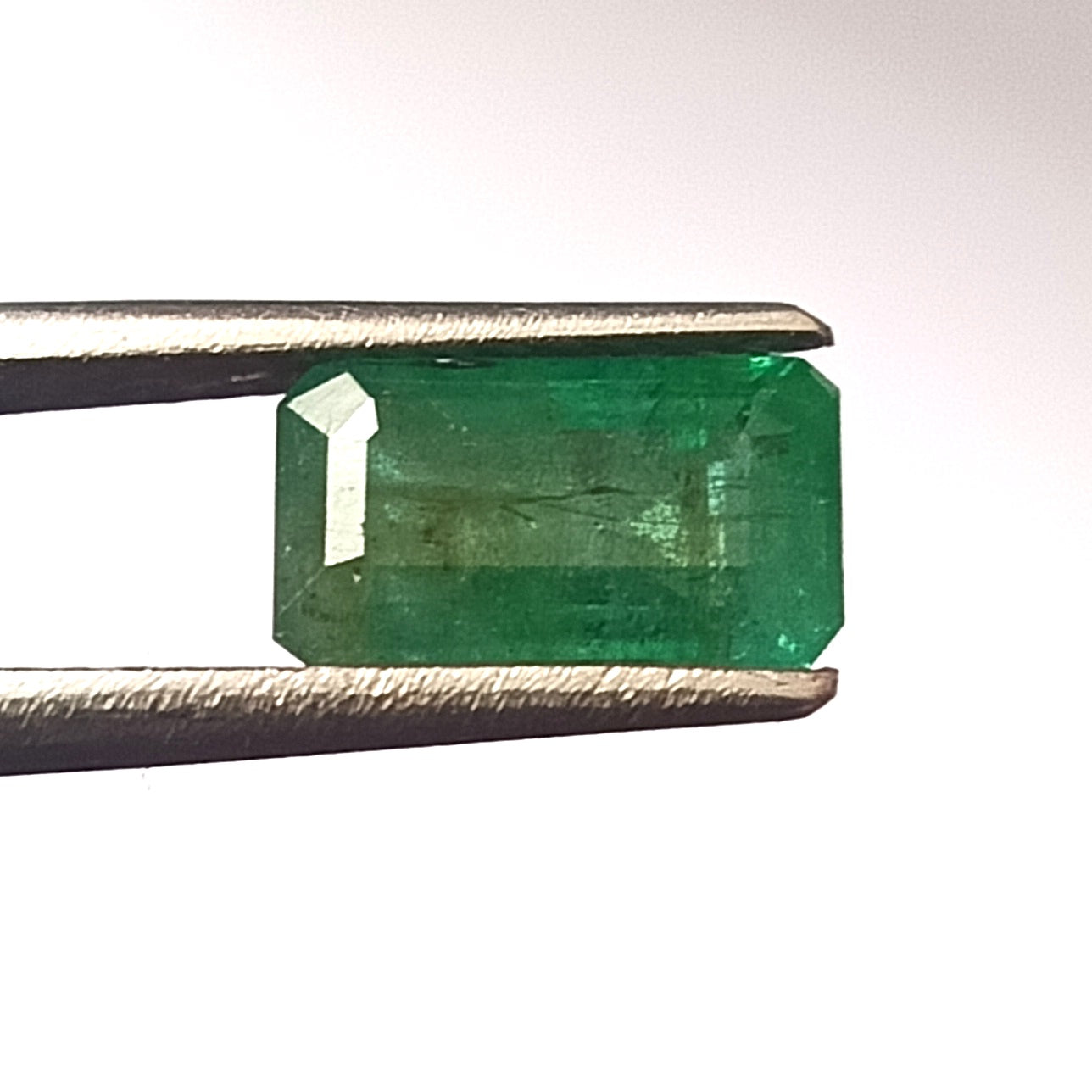 1.55 Carat 5X9X4 (WXLXD) Natural Zambian Emerald Cut Emerald