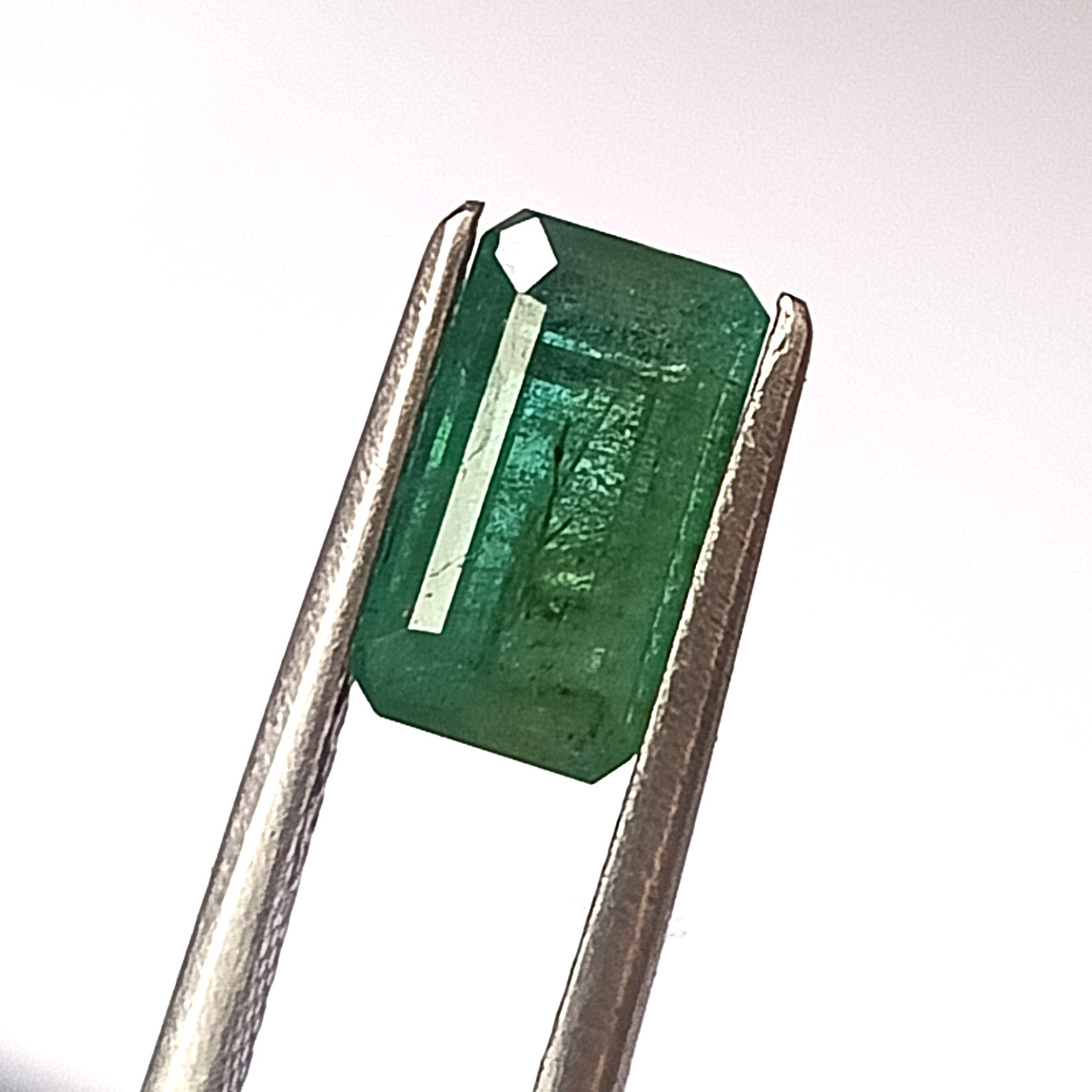 1.55 Carat 5X9X4 (WXLXD) Natural Zambian Emerald Cut Emerald