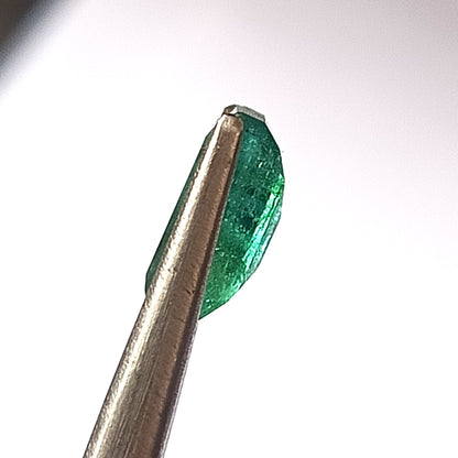 1.55 Carat 5X9X4 (WXLXD) Natural Zambian Emerald Cut Emerald