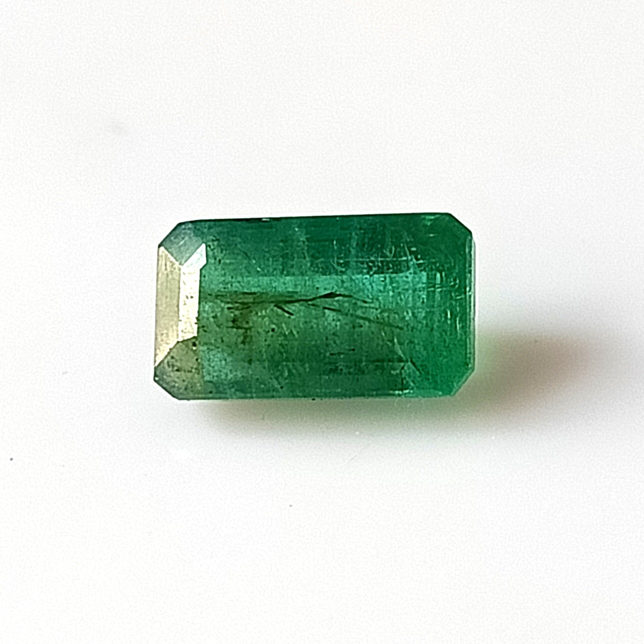 1.55 Carat 5X9X4 (WXLXD) Natural Zambian Emerald Cut Emerald