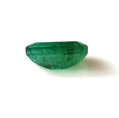 1.55 Carat 5X9X4 (WXLXD) Natural Zambian Emerald Cut Emerald