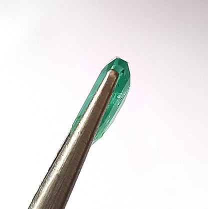 1.65 Carat 6X9X3.2 (WXLXD) Natural Zambian Emerald Cut Emerald